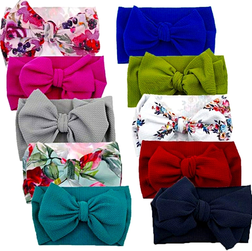 Baby girl huge bow headband